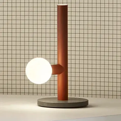 Светильник для ванной Antonio Lupi APOLLO APOLLOD2 структура-POMPEIANO GOFFRATTO-5104/осн. STONE BASALTINA