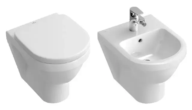 Унитаз VILLEROY&BOCH OMNIA architectura 5682 10 R1 + 9M66 S2 01(R1) + 5476 00 R1 белый, Ceramicplus