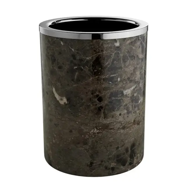 Корзина 3SC Palace PA65AEMSL мрамор EMPERADOR DARK/хром