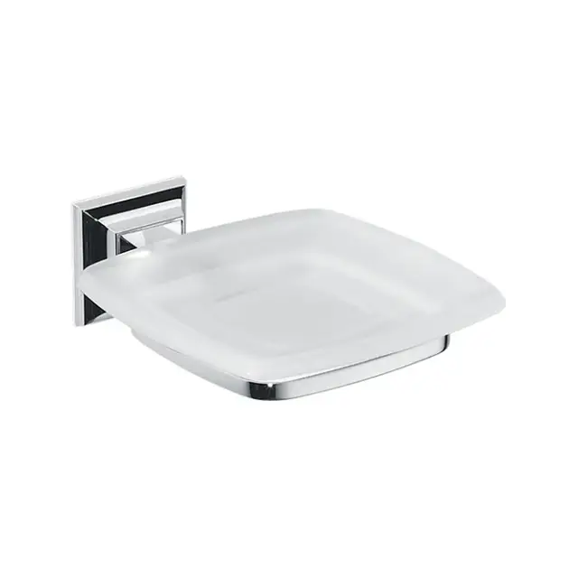 Мыльница Colombo Design Portofino B3201 хром/белый