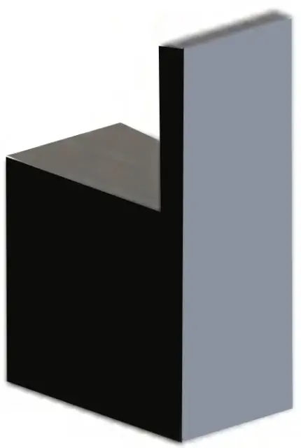 Крючок Agape SEN ASEN0974N brushed anodised aluminium, black