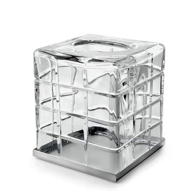 Контейнер для салфеток 3SC PALACE CRYSTAL PA71ACRSL прозрачный хрусталь/хром