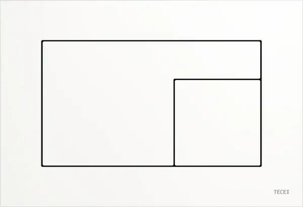 Панель смыва с двумя клавишами 22*15h белый