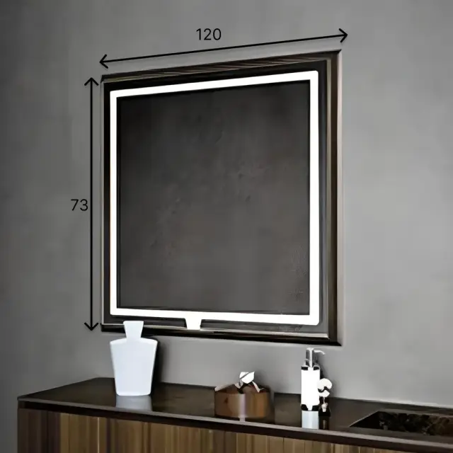 Зеркало для ванной Arbi CHANCE S867 rodio