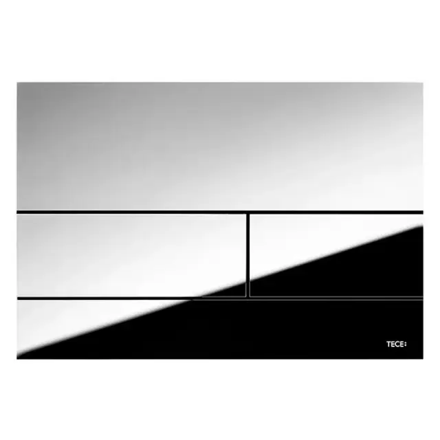 Панель смыва с двумя клавишами для горизонтальной или вертикальной установки 24*0.2*h15 хром глянцевый