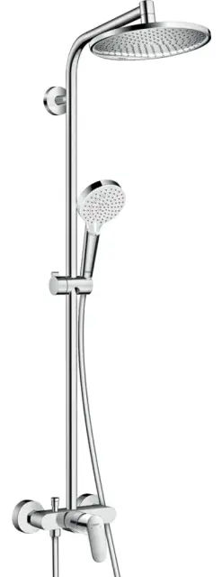 Душевая стойка HANSGROHE Crometta S 240 1jet Showerpipe EcoSmart 27269000 хром