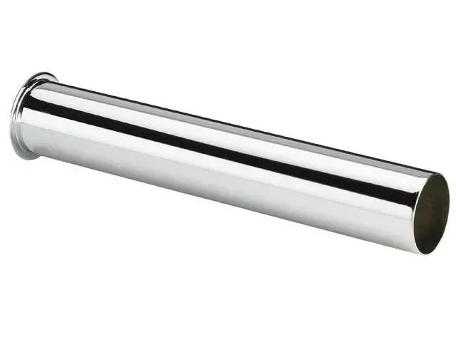 Трубка отбортованная прямая, V2, d3.2*L12, хром