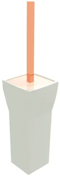 Ершик туалетный Bertocci GRACE 142.7722.5500 керамика белая/розовое золото