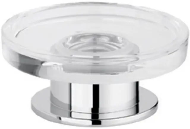 Мыльница Bertocci ES 105.4031.0000 прозрачный хрусталь/хром