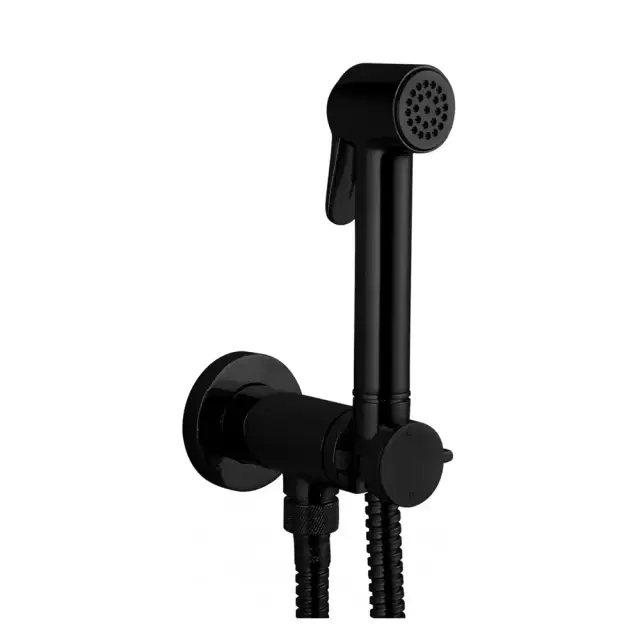 Гигиенический душ Bossini Paloma E37007B00073015 черный матовый