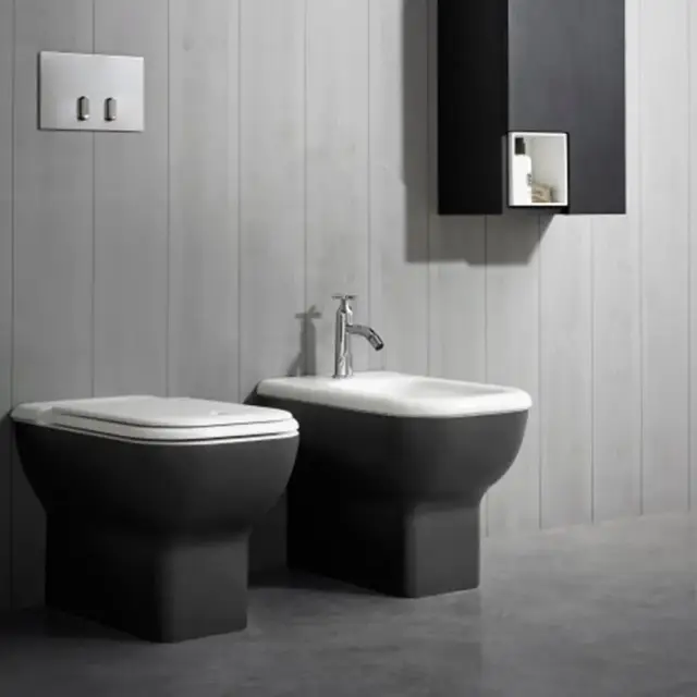 Биде Agape MEMORY ACER0898BZG белый/темно-серый