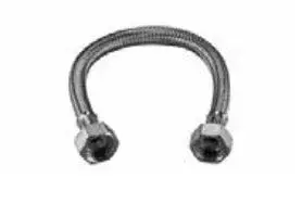 Подводка гибкая, для смесителей на три отверстия для умывальников или биде 1/2