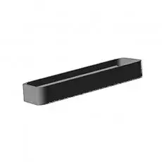 Рейлинг для аксессуаров или полотенцедержатель 28*8*2.5h черный матовый