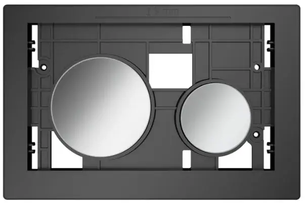 Клавиша смыва 20.8*h13.6, хром глянцевый