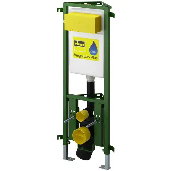 Рама монтажная угловая для подвесного унитаза в комплекте с бачком для кнопок visign, (T3), 46.6*23.3*h113