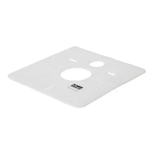 Панель шумоизоляционная, пластик, цвет белый