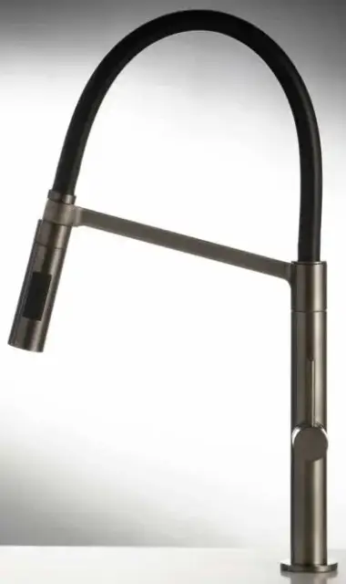 Смеситель для кухни Carlo Frattini Flexi F7047/2SN матовый никель