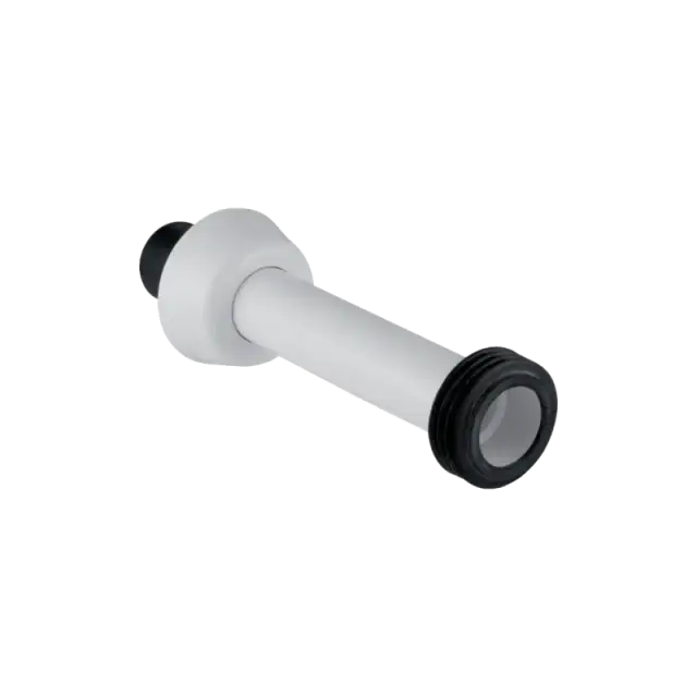 Переходник для колена смыва d4.5, для присоединения скрытого бачка к напольному унитазу, белый