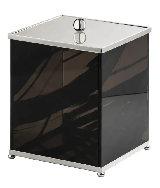 Корзина Cristal&Bronze OBSIDIENNE LISSE FS11P-A2-670 обсидиан/никель