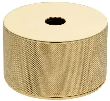 Баночка с крышкой (с текстурой) d.11/6.5h золото