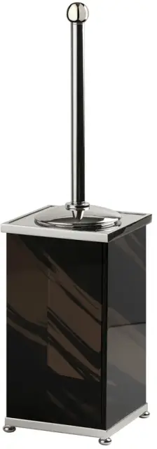 Ершик туалетный Cristal&Bronze OBSIDIENNE LISSE FS11P-A2-690 обсидиан/никель