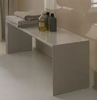 Скамейка с электрическим подогревом 120*35*40 Nero Micalizzato