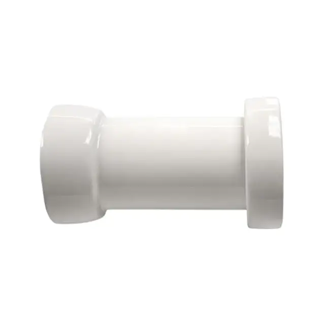 Коллектор горизонтальный для унитаза L23.6*h10/13, керамика, цвет - белый