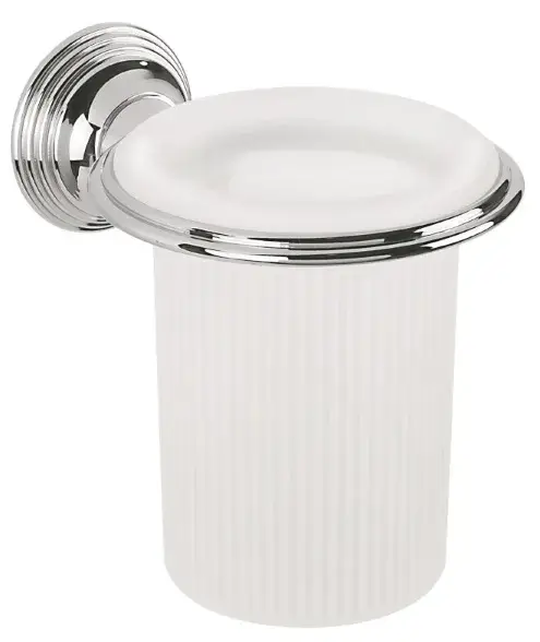 Стакан Colombo Design Hermitage B3302 хром/белый