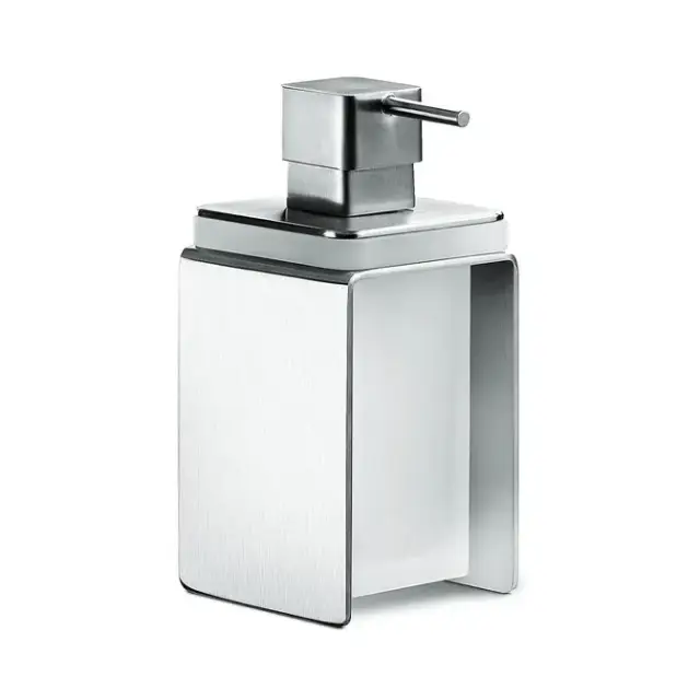 Дозатор Colombo Design OVER B9329.sati матовая нержавеющая сталь/стекло