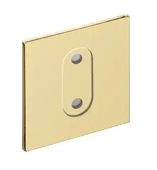 Накладка декоративная 5.5*0.5*5.5, золото