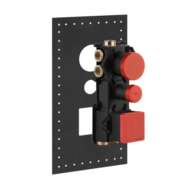 Встраиваемые части для термостатического смесителя на 5 выходов 13,4*13,3*h30 Chrome
