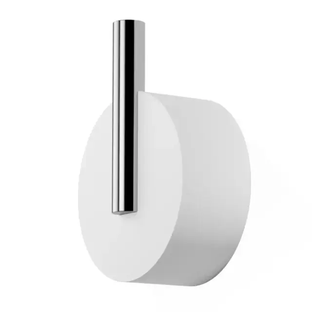 Крючок Decor Walther Stone WHK 0972654 хром/белый