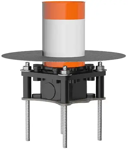 Внутренняя часть уличной душевой колонны d9,2*h20,8 Steel Brushed