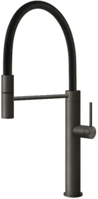 Смеситель для кухни Gessi GESSI 316 60010#707 цвет-Black Metal Brushed PVD