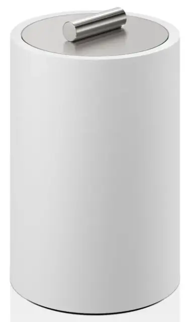 Контейнер для ватных дисков/палочек Decor Walther STONE DMD L 0971455 белый/сталь матовая