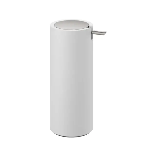 Дозатор Decor Walther STONE SSP 0972355 сталь матовая/белый