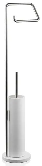 Стойка комбинированная Decor Walther STONE SBK 0973555 Stainless steel matt/белый