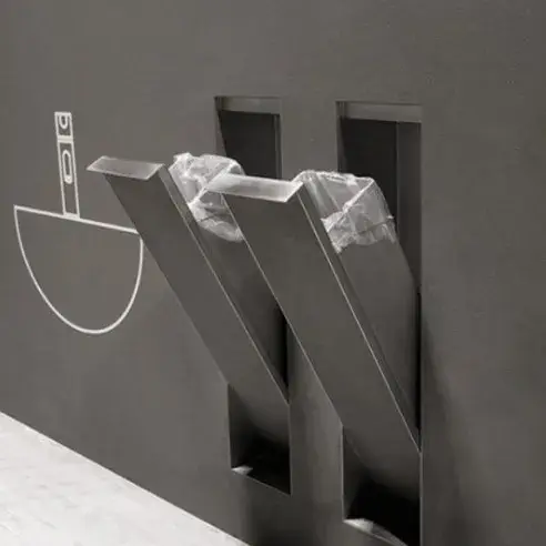 Корзина Antonio Lupi SESAMO SESAMO7 stainless steel AISI 304/aluminum finish