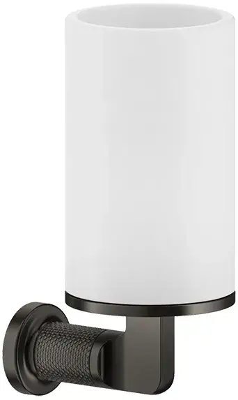 Стакан Gessi INCISO 58507#707 цвет-белый/Black Metal Brushed PVD