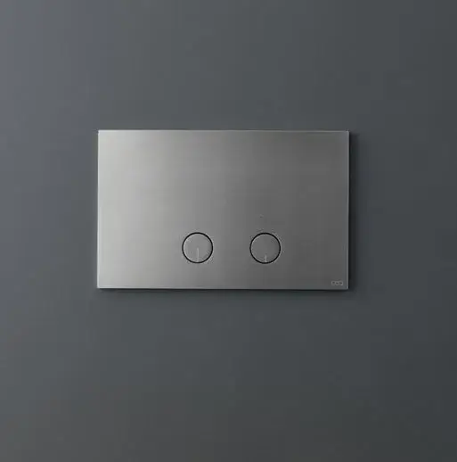 Клавиша смыва для встраиваемого бачка 24.5*0.4*h15.5, сталь матовая