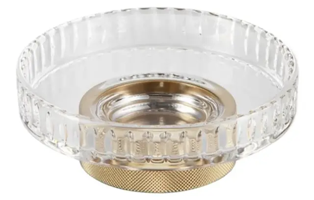 Мыльница Decor Walther CLUB STS 0854782 матовое золото/граненое стекло