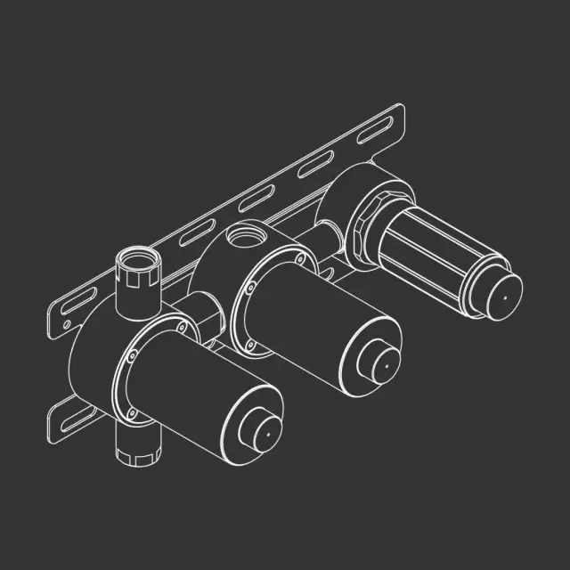 Встраиваемая часть смесителя