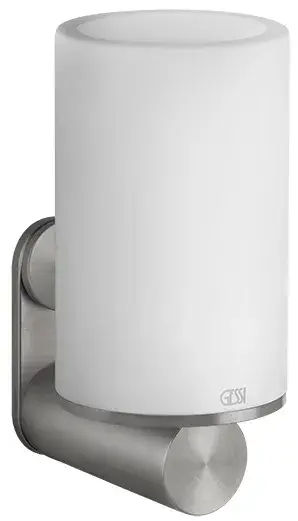 Стакан Gessi GESSI316 54707#239 Steel Brushed/ White