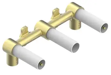 Скрытая часть смесителя для раковины, версия с поперечной ручкой без отделки