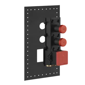 Скрытая часть термостатического смесителя для душа 13,9*13,3*h28,7 Chrome