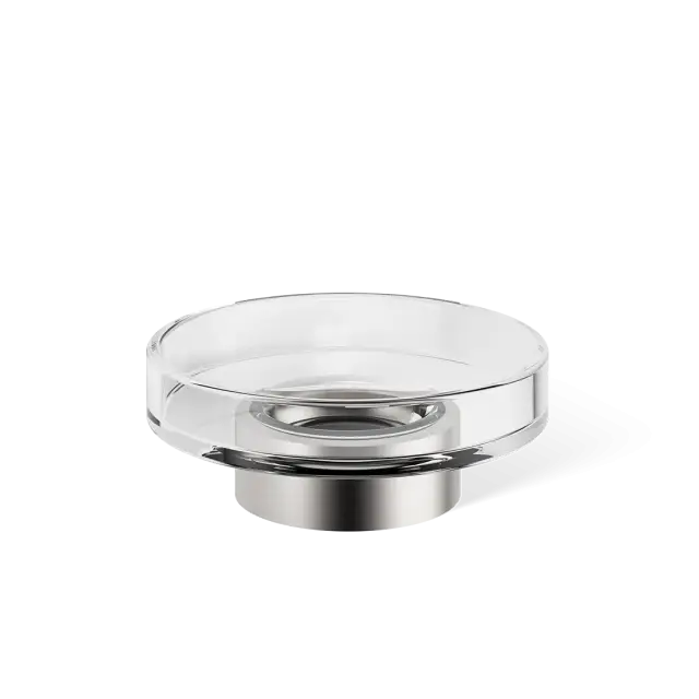 Мыльница Decor Walther CENTURY STS 0587470 прозрачное стекло/матовая нержавеющая сталь