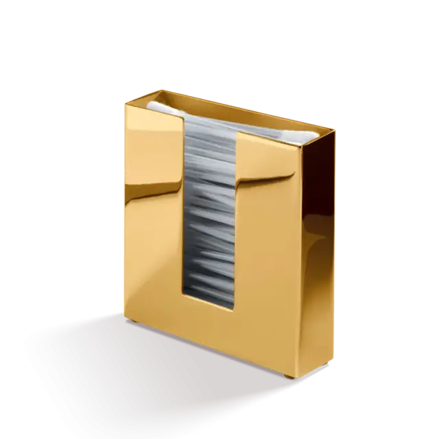 Контейнер для ватных дисков/палочек Decor Walther DW 353 0844820 золото