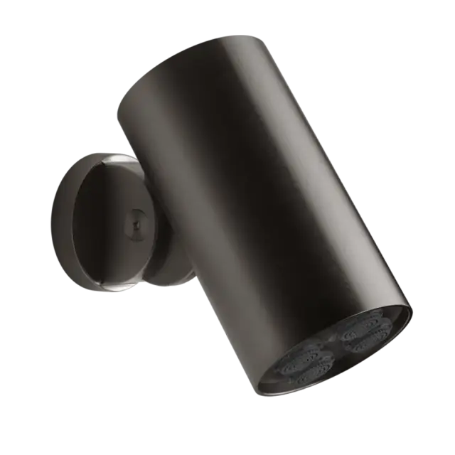 Верхний душ Gessi OUTDOOR FLESSA 57201#707 цвет-Black Metal Brushed PVD