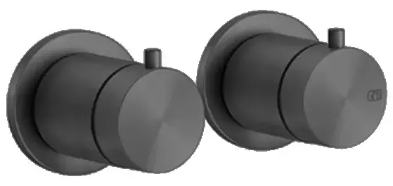 Термостат Gessi GESSI316 54234#707 цвет-Black Metal Brushed PVD