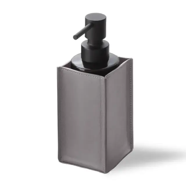 Дозатор Decor Walther NAPPA SSP 0939093 кожа NAPPA цвет-дымчато-серый